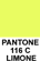PANTONE 116 C GIALLO LIMONE