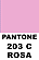 PANTONE 203 C ROSA