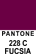 PANTONE 228 C FUCSIA