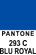 PANTONE 293 C BLU ROYAL