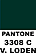 PANTONE 3308 C LODEN