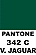 PANTONE 342 C VERDE JAGUAR