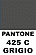 PANTONE 425 C GRIGIO